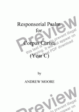 page one of Corpus Christi (Year C)