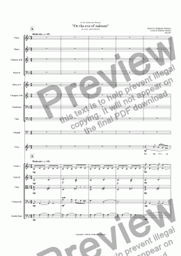 page one of Op.220 - On the Eve of Sadness (F minor)