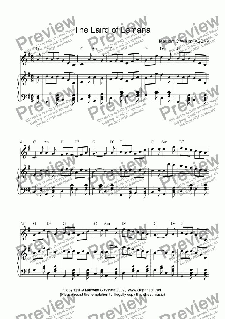sheet music leman
