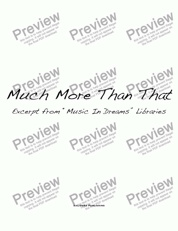 much-more-than-that-download-sheet-music-pdf-file