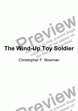 page one of The Wind-Up Toy Soldier