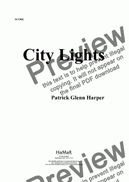 page one of City Lights