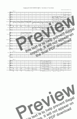 page one of Symphony No. 3 "From the Old World", Movement 1 & 2 (Big Orchestra) 