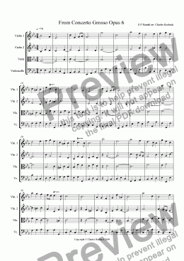 page one of From Concerto Grosso (String version)