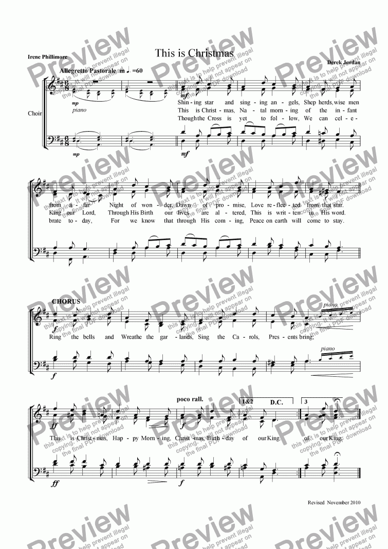 This is Christmas - Download Sheet Music PDF file