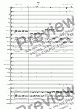 page one of Symphonie Gothique - II Andante sostenuto