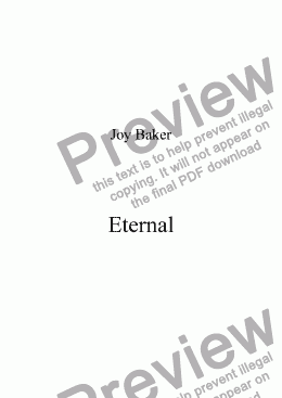 page one of Eternal