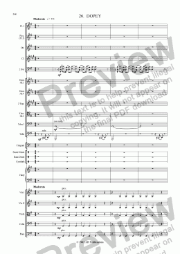 page one of Ballet: Snow White (Act 3 #5 ’Dopey’)
